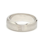 Load image into Gallery viewer, 7mm Designer Single Diamond Platinum Band for Men JL PT 475
