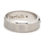 Load image into Gallery viewer, 7mm Designer Single Diamond Platinum Band for Men JL PT 475
