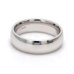 Load image into Gallery viewer, 7mm Heavy Platinum Wedding Band for Men JL PT 625
