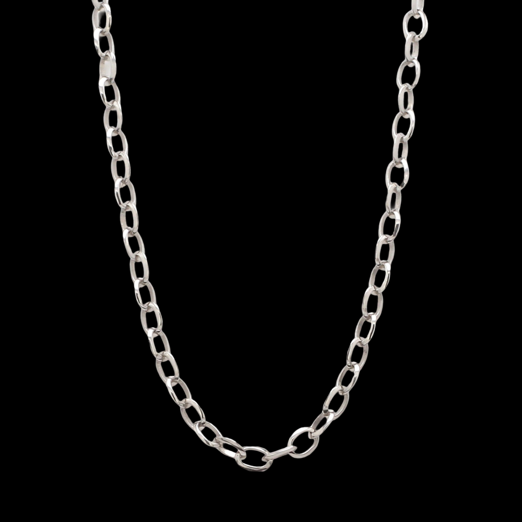 7x5 Oval Cable Platinum Chain for Men JL PT CH 994