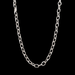 Load image into Gallery viewer, 7x5 Oval Cable Platinum Chain for Men JL PT CH 994
