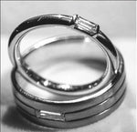 Load image into Gallery viewer, Baguette Diamond Couple Ring  JL PT 432

