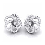 Load image into Gallery viewer, Beautiful Platinum Earrings with Diamonds for Women JL PT E ST 2003
