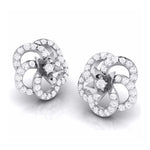 Load image into Gallery viewer, Beautiful Platinum Earrings with Diamonds for Women JL PT E ST 2003
