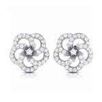 Load image into Gallery viewer, Beautiful Platinum Earrings with Diamonds for Women JL PT E ST 2003
