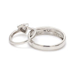 Load image into Gallery viewer, Beautiful Platinum Love Bands with Diamonds JL PT 903
