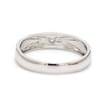 Load image into Gallery viewer, Beautiful Platinum Love Bands with Diamonds JL PT 903
