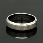 Load image into Gallery viewer, Beveled Edges Plain Platinum Couple Ring JL PT 616 - A Solid
