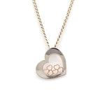 Load image into Gallery viewer, Rose Heart Pendant Set in Platinum &amp; Rose Gold Fusion JL PT P E 215
