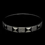 Load image into Gallery viewer, Broad Platinum Bangle for Women with Diamond Cut JL PTB 622
