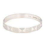 Load image into Gallery viewer, Broad Platinum Bangle for Women with Diamond Cut JL PTB 622
