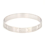 Load image into Gallery viewer, Broad Platinum Bangle for Women with Diamond Cut JL PTB 622
