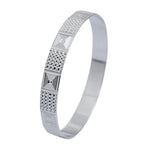 Load image into Gallery viewer, Broad Platinum Bangle for Women with Diamond Cut JL PTB 622
