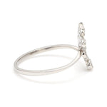 Load image into Gallery viewer, Butterfly Platinum Diamond Ring with Milgrain for Women JL PT LR 142
