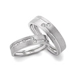 Load image into Gallery viewer, Chic Platinum Love Bands JL PT 110
