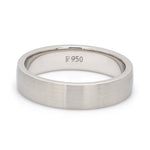 Load image into Gallery viewer, Classic Matte Finish Plain Platinum Band for Men JL PT 667
