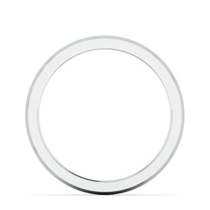 Classic Matte Finish Plain Platinum Band for Men JL PT 667