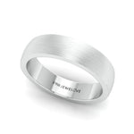 Load image into Gallery viewer, Classic Matte Finish Plain Platinum Band for Men JL PT 667
