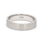 Load image into Gallery viewer, Classic Matte Finish Plain Platinum Band for Men JL PT 667
