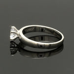 Load image into Gallery viewer, Classic 6 Prong Solitaire Ring made in Platinum SKU 0011

