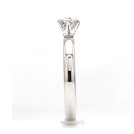 Load image into Gallery viewer, Classic 6 Prong Solitaire Ring made in Platinum SKU 0011
