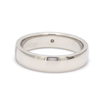 Load image into Gallery viewer, Classic Matte Finish Single Diamond Platinum Ring JL PT 679
