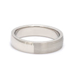 Load image into Gallery viewer, Classic Matte Finish Single Diamond Platinum Ring JL PT 679
