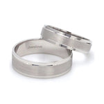 Load image into Gallery viewer, Classic Platinum Love Bands without Diamonds JL PT 104
