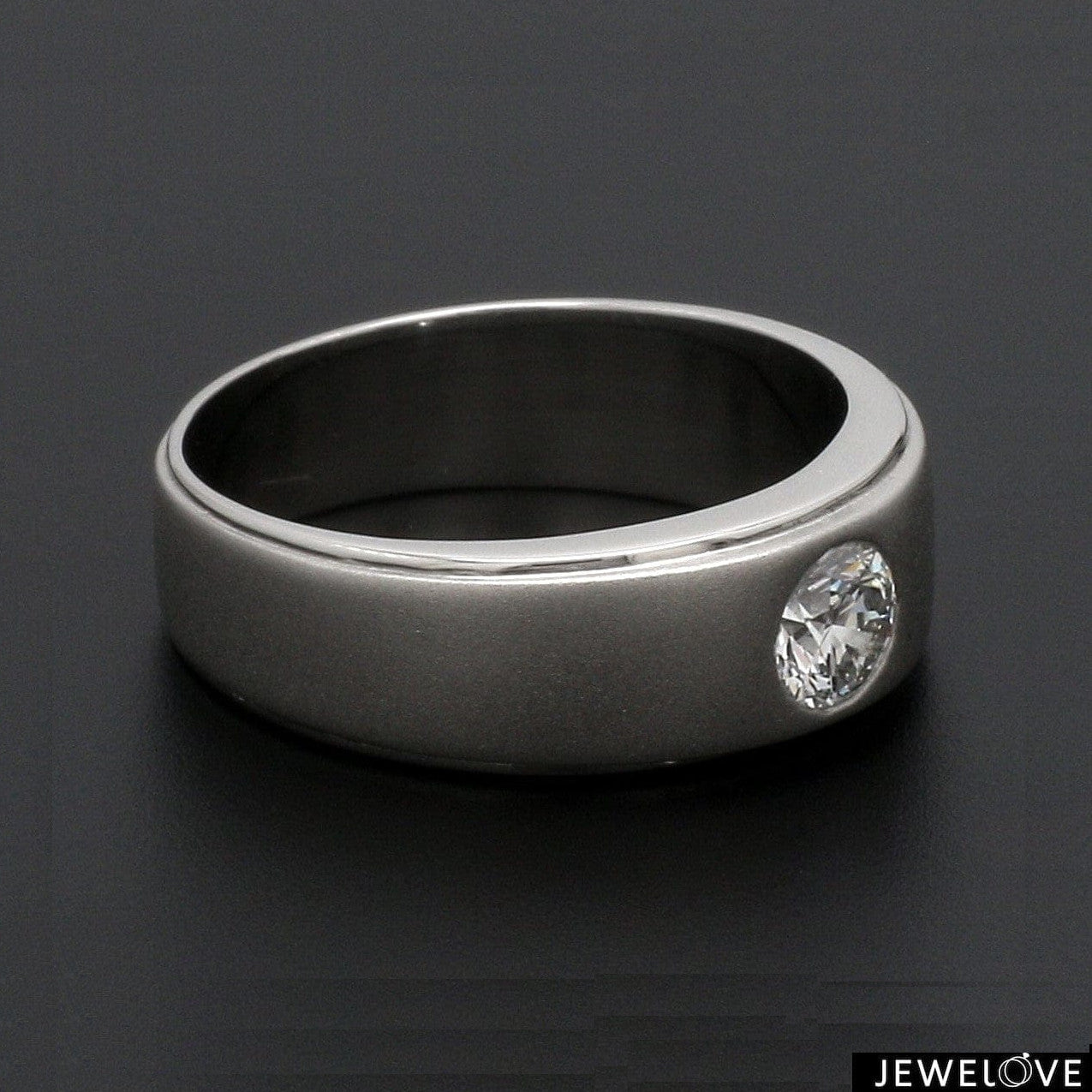 Classic Platinum Solitaire Love Bands SJ PTO 101-A