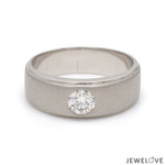 Load image into Gallery viewer, Classic Platinum Solitaire Love Bands SJ PTO 101-A
