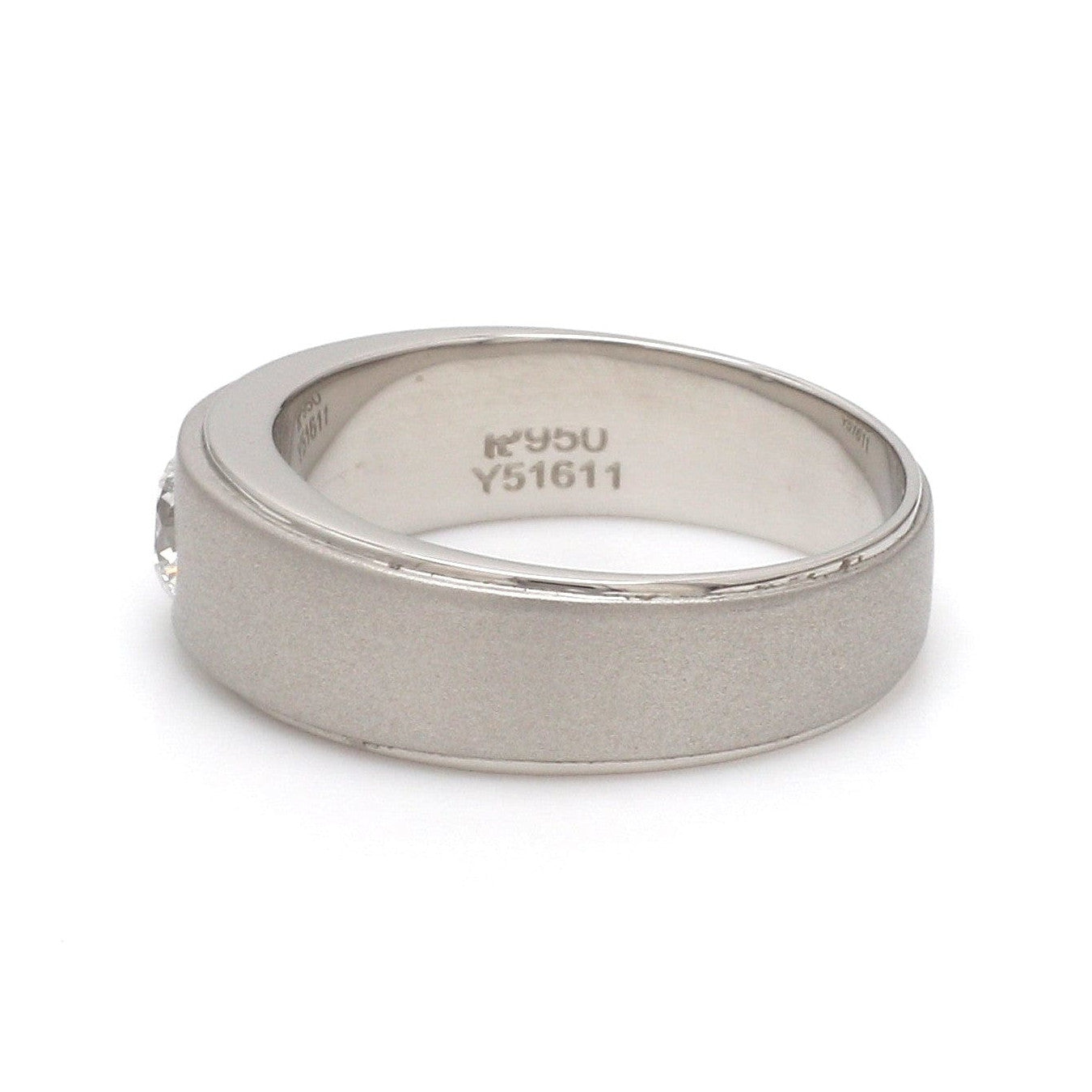 Classic Platinum Solitaire Love Bands SJ PTO 101-A