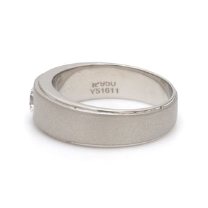 Classic Platinum Solitaire Love Bands SJ PTO 101-A