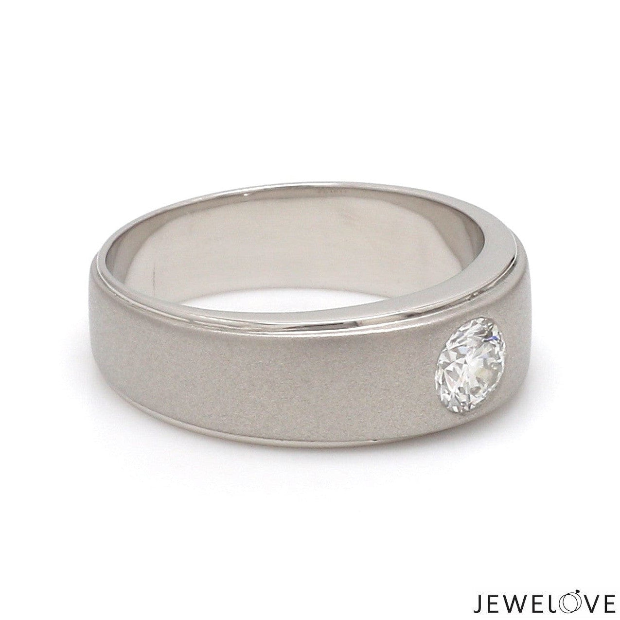 Classic Platinum Solitaire Love Bands SJ PTO 101-A