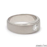 Load image into Gallery viewer, Classic Platinum Solitaire Love Bands SJ PTO 101-A
