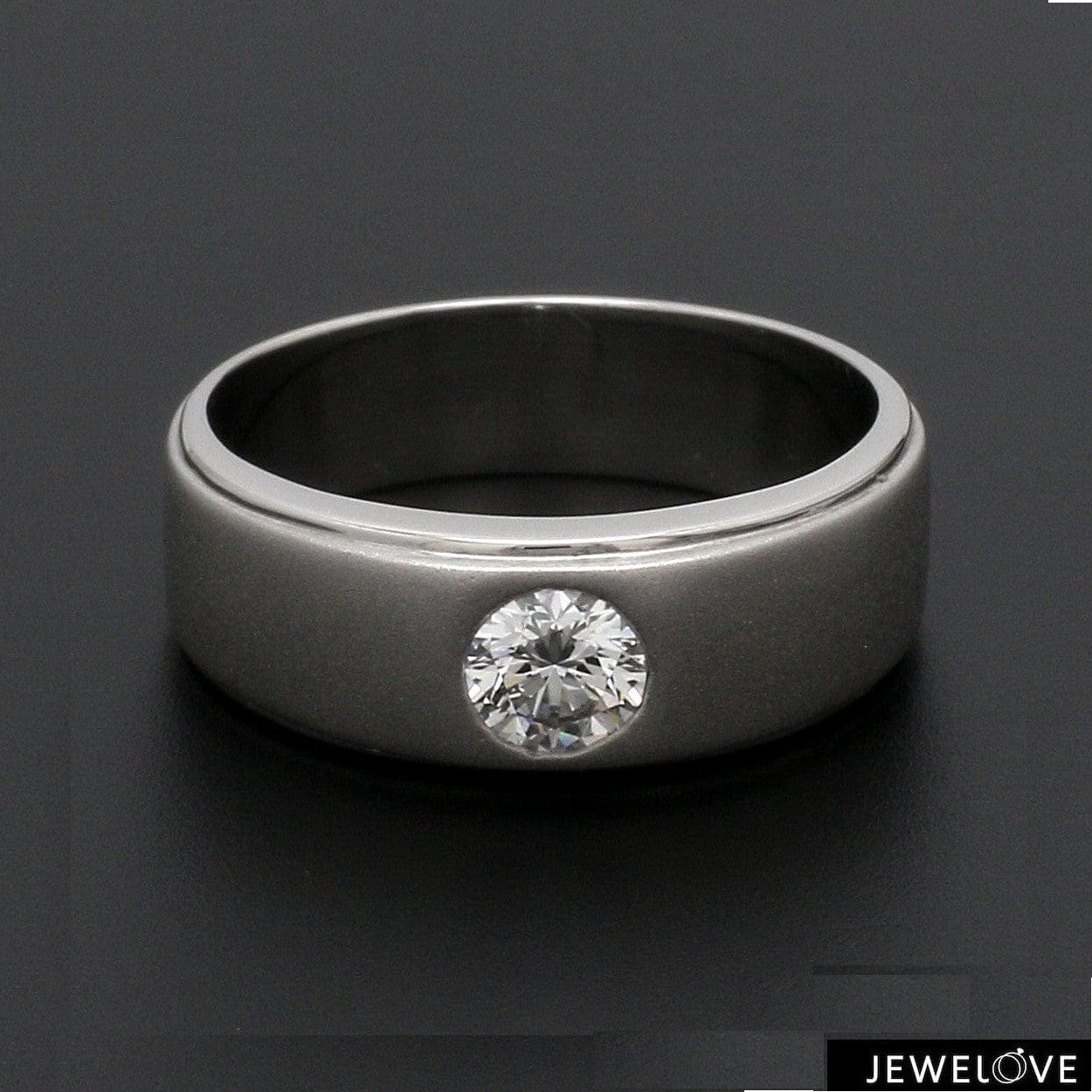 Classic Platinum Solitaire Love Bands SJ PTO 101-A