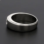 Load image into Gallery viewer, Classic Platinum Solitaire Love Bands SJ PTO 101-Hi-Polish
