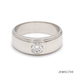 Load image into Gallery viewer, Classic Platinum Solitaire Love Bands SJ PTO 101-Hi-Polish
