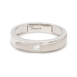Load image into Gallery viewer, Conjoining Platinum Rings for Couples with Single Diamonds JL PT 599
