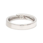 Load image into Gallery viewer, Conjoining Platinum Rings for Couples with Single Diamonds JL PT 599
