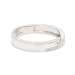 Load image into Gallery viewer, Conjoining Platinum Rings for Couples with Single Diamonds JL PT 599
