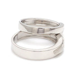 Load image into Gallery viewer, Conjoining Platinum Rings for Couples with Single Diamonds JL PT 599
