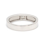 Load image into Gallery viewer, Conjoining Platinum Rings for Couples with Single Diamonds JL PT 599
