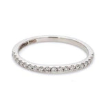 Load image into Gallery viewer, Curvy Half Eternity Platinum Ring with Diamonds JL PT 585
