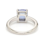 Load image into Gallery viewer, Cushion Cut Blue Sapphire Platinum Ring JL PT 1316
