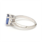 Load image into Gallery viewer, Cushion Cut Blue Sapphire Platinum Ring JL PT 1316
