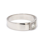 Load image into Gallery viewer, 25-Pointer Single Diamond Platinum Ring for Men SJ PTO 311-Z
