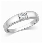 Load image into Gallery viewer, 25-Pointer Single Diamond Platinum Ring for Men SJ PTO 311-Z
