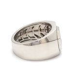 Load image into Gallery viewer, Customised Alphabet / Initial Platinum Signet Ring for Men JL PT 1373
