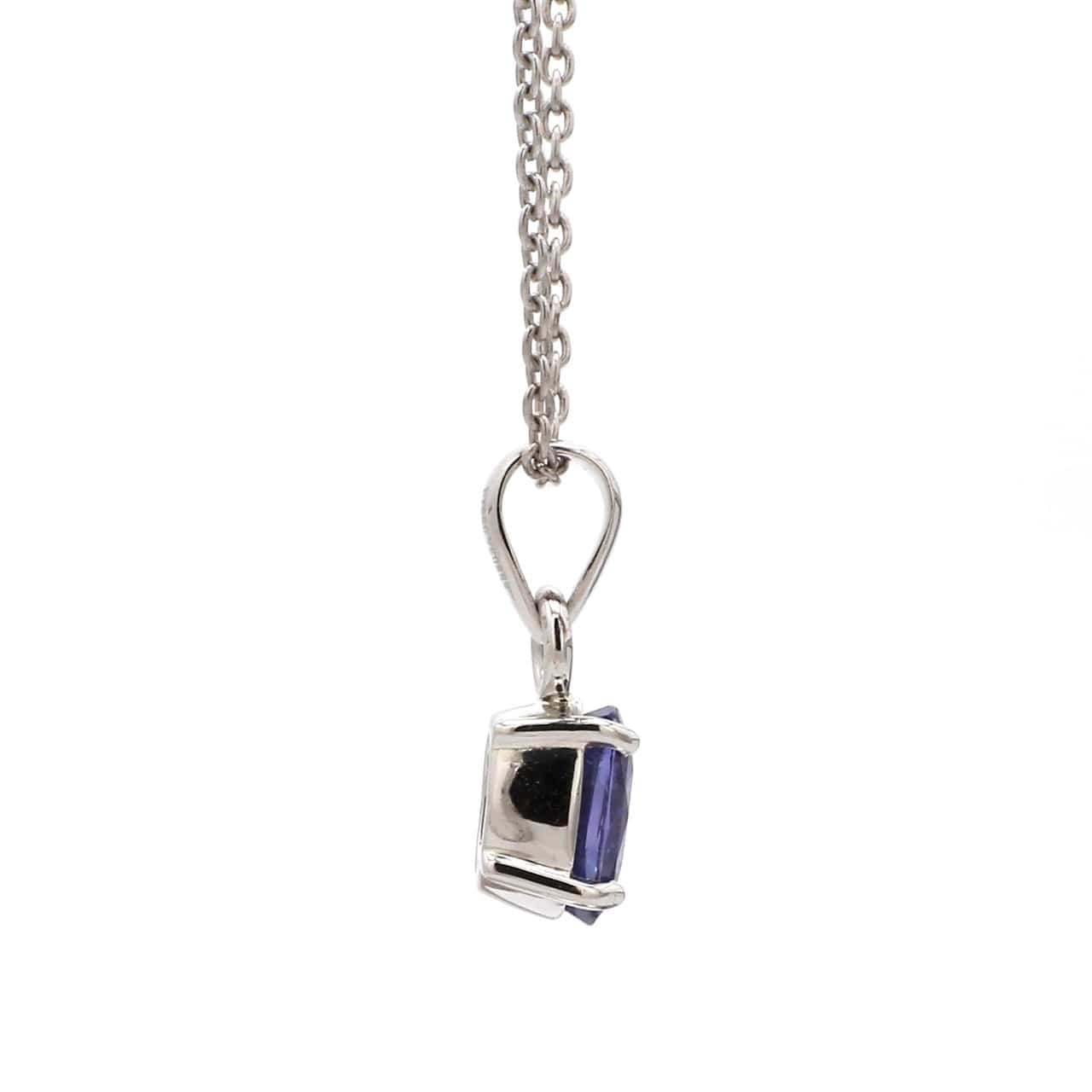 Blue Sapphire Pendant in Platinum JL PT P 315   Jewelove.US