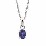 Load image into Gallery viewer, Blue Sapphire Pendant in Platinum JL PT P 315   Jewelove.US
